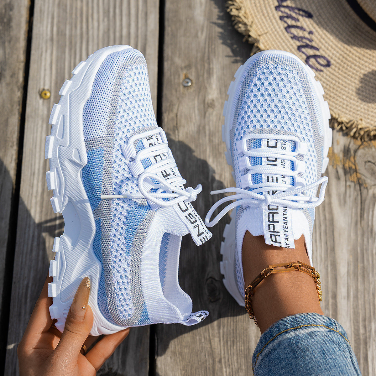 Baskets Respirantes ZARELYA – Légèreté & Style Actif