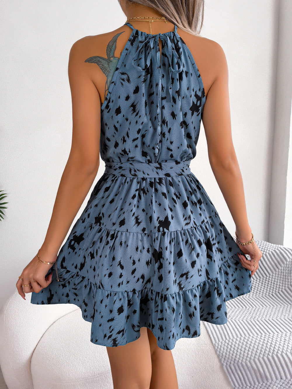 Robe d’Été Femme – Imprimé Léopard | Zarelya