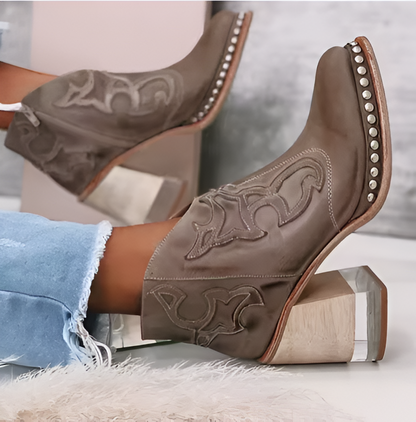 Bottines Western "Étoile du Désert"