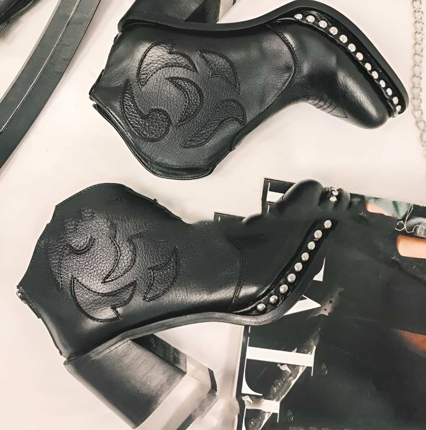 Bottines Western "Étoile du Désert"