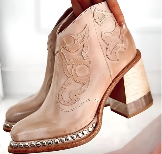 Bottines Western "Étoile du Désert"